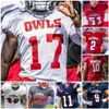 New Jerseys Florida Atlantic Owls Fau Foot Football Jersey NCAA College Chris Robison Malcolm Davidson Harrison Bryant Devin