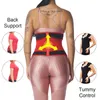 Treinador de cintura Alta compressão Corset neoprene suor cinto para perda de peso sauna mais feita sob encomenda 201222