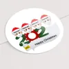 2020 عيد الميلاد الحجر الناجي جولة تسمية ملصقات مغلف ملصقات الأختام عن بطاقات مغلفات الحالية صناديق حقيبة ختم زينة