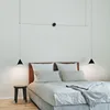 LED -hängande lampdekoration för vardagsrum Långt tråddesign Pendant Lights Geometric Pendant Bedside Wall Sconce Light Fixture