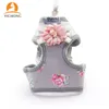 YICHONG All'ingrosso Pet Chest Strap Flower Traction Piccola e media catena Walking Dog Rope LJ201111