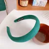 Mode Neue Stil Dicken Stirnband Haar Bands Frauen Süße Candy Farbe Haar Hoop Vintage Flanell Breite Haarbänder Haar Zubehör