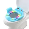 Portable Baby Potty Trainer Siège de toilette anti-dérapant Poignées Siège de toilette auxiliaire pour enfants Infant Pee Trainer LJ201110