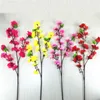 Konstgjorda blommor Peach Blossberry Ornamental Branch Long Short Style Wedding Party Living Room Hotel Inomhusinredning Blomma Ny 2 49hr G2