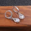 Tear drop diamond earrings Cubic zirconia dangle ear rings women fashion jewelry will and sandy gift