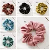 Velvet Women Hairbands Solid Scrunchies Hair Ties Ropes Elastic Headband Girls Ponytail Holder Fashion Hair Accessories 10 Colors