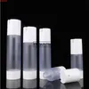 100pcs 15/30/50/80/100ml Airless Pump Vacuum Scrub Bottle Toiletries Container Plastic Dispenser Travel Cosmetic F2905good qualtity