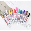 Waterproof Marker Pen Tyre Tire Tread Rubber Permanent Non Fading Paint White Color Can On