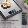 10 kg digitale Küchenwaage, elektronische Waage, Multifunktions-Messgewichtswerkzeug aus Edelstahl, elektronische LCD-Grammwaage 201117