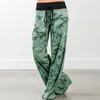 Baggy Solta corredores feminino calças femininas esportes esportes camo calças para mulheres calças plus size largo pants calças palazzo sweatpants verde 20119