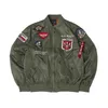 2020 jesień Top gun Us navy letterman varsity baseball Pilot air force flight college taktyczna wojskowa kurtka wojskowa dla mężczyzn LJ201013