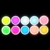 10pcsFashion Decor UV Gel Pulver Polnische Glühen im dunklen Nagelspitze Kunst Glitter Staub Leuchtende Sande Maniküre Dekoration Fluoreszierende