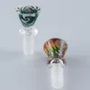 Wholesale 14mm 18mm Glass Bowl for Bong Pipe Colorful Bowl Piece Slide Male Joint Smoking Accessories for Bubbler Free Shipping