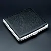 Luxurious Metal PU Cigarette Case Shell Casing Storage Box High Quality Exclusive Design Portable Decorate Hot Cake WB3216