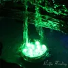 Jarrón sumergible bajo el agua 10 Led control remoto RGB luz de vela funciona con pilas lámpara de noche fiesta al aire libre decoración de la piscina