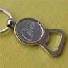 50x ouvre-bouteille personnalisé Keychain Corporate Gift Promotional Article Custom Metal Key Chain Bottle Opender Gratuit Grever 201201