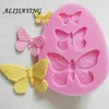 1Pcs Sugarcraft Butterfly Silicone molds fondant mold cake decorating tools chocolate moulds wedding decoration mould D0101