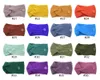 Gratis DHL nieuwe ins 36 kleuren gebreide hoofdbanden met knoppen gezichtsmasker haarbanden haak twist hoofddeksels headwrap elastische vrouwen haaraccessoires