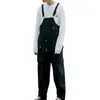 Moda Streetwear Homens Design De Moda Suspender Jumpsuit Solto Reto Bolso Bib Macacões Homens Casuais Calças Jumpsuit 201166