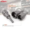 HiSpec 10pc Magnetic Power Nut Driver Drill Bit Set 65mm 619mm Hex Shank Socket Screwdriver Impact Bits Y200321