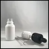 15mlホワイトマットガラスドロッパーボトルeチンキ用製品用液体エッセンシャルオイルガラスボトルシャープドロッパー6013594
