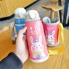 20oz Kids Cartoon Drinking Bottles Double Layers 316 Stainless Steel Water Thermos Children Insulated Cups Portable Home School LJ201218