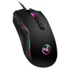 Möss HXSJ Gaming Mouse 3200DPI 7 Färger Led Backbellit High-end Optical Professional and Ergonomics Design för CS1