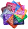 Tie Dye Bandana Gradient Tryckt Head Scarf Armband Hip-hop Headband Multifunktionella Bandanas Masker Sport Face Cloth HeadScarf LSK1992