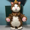 Mascot CostumesCat Inflatable Cartoon Doll Costume People Wear Walking Interactive Long-haired Show Animal Large-scale Event Costume