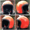 ヴィンテージ高品質のグラスファイバーシェル500TX 34オープンフェイスヘルメットライトウェイト日本語スタイルGeniuneco Motorcycle Helmet2659525