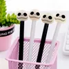 36PCS/lot Luminous Skull Skeleton Gel Pen 0.5mm Black Student Gel Pen Kawaii School Supplies Stationery 201202