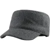 Wide Brim Hats Winter Big Head Man Large Size Fleece Army Flat Cap Men Wool Felt Plus Hat 55-60cm 60-65cm1