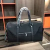 Men Fashion Duffle Bag Triple Black Nylon Travel Bags Mens Top Handle Luggage Gentleman Business Work Tote with Shoulder Strap2561