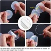 Acrylic Keychain Blanks, 60 Pcs 2 Inch Diameter Round Acrylic Clear Discs Circles with Metal Split Key Chain Rings