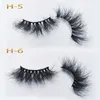 25mm Mink Eyelashes 3D Mink Lashes 5D Long Curly Eyelash Extension Fluffy Mink Eyelashes Wholesale Makeup