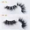 25mm Mink rzęsy 3D Mink Lashes 5D Długie Kręcone Eyelaski Przedłużanie Puszyste Mink Rzęsy Hurtowy Makeup