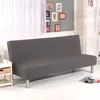 Housse de canapé-lit pliante de couleur unie couvre-canapé spandex extensible matériau élastique housse de siège double housses pour salon 201112229