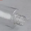 Bottiglia di plastica a tracolla piatta trasparente da 200 ml, 200CC Vuoto Contenitore cosmetico Gel doccia / Lozione Sottopolling (30 PC / lotto) Alta qualità