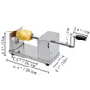 Hotsale tornado patates doğrayıcı makinesi spiral kesme makinesi cips makinesi Mutfak Aksesuarları Pişirme Araçları Chopper Patates Cipsi 201123