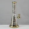 Pyrex vidro bong bong colorido fosco 14mm fêmea arco-íris arco-íris arco-íris tubos de fumo fumar geada tube straight ferramenta de água tubulações de água plataformas petrolíferas zdws2005