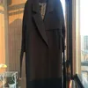 Spring Autumn Winter New Women's Casual Wool Blend Trench Coat Oversize Long Coat with belt Women Wool Coat Cashmere Outerwear LJ201109