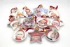 Noel Süslemeleri Sevgililer Günü Hediyeler Yuvarlak Top DIY Parti Noel Ağacı Giydir Yukarı Süsler Kolye Hediye HH9-3399