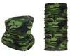 Camouflage Sport Scarf Utomhus Fiske Vandring Cykling Face Head Wrap Cover Neck Tube Scarfs Balaclava Headbands för män Kvinnor