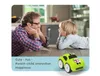 RC Intelligent Sensor Remote Control Cartoon Mini Car Radio Controlled Electric Cars Mode Smart Music Light Toys for Children 201203