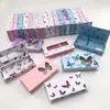 Newest Eyelash Packaging Box Butterfly Magnetic Lashes Case Natural Dramatic 25mm 3D Full Volume Mink False Eyelashes