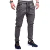 Pantaloni da uomo Mens grande Camouflage Cuciture Cintura Cordino Cintura Casual Color Colour Style Joggers per uomo