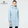 GASMAN Cappotto lungo Cappotto Giù Cappotto invernale Donna Cappotto Parka caldo con cappuccio Giacca invernale antivento femminile di alta qualità 1820 201127