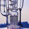 12.6 Inç Spiral Su Borusu Nargile Fıskiye Düz Cam Bong Dab Rig ve Sigara için 14mm Banger ile Perc Petrol Kuyuları