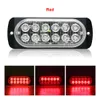 1 PC Ultra Fino 12V 24V LED Side Marker Light Multi Modos Strobe Turn Light Signal Lâmpada de Advertência para Caminhão Caminhão Trailer Caravan Car