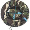 1pc män kvinnor kamouflage hink hatt med sträng fiskare cap panama safari boonie sol hattar cap2441835